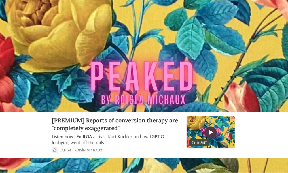 Podcast: Reports of conversion therapy are “completely exaggerated”